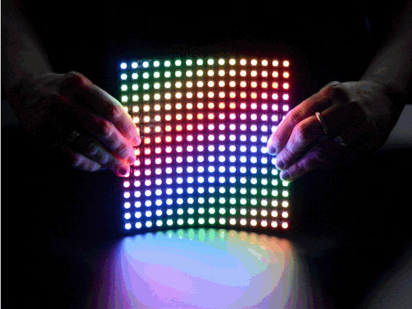 Neopixel flexible tile